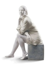 Lladro 01009243 In My Thoughts Woman Figurine New - $899.00