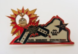 Sterling VA Firecrackers Fast Pitch Softball Enamel Over Metal Pin - $4.99