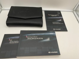 2011 Hyundai Sonata Hybrid Owners Manual with Leather Case OEM A01B64019 - $15.29