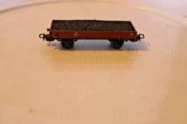 HO Scale Märklin Low Side Gondola with Coal Load 454-637 Vintage Weather... - $33.25