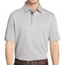 Mens Polo Van Heusen Gray Short Sleeve Easy Care Shirt $40 NEW-size S - £13.45 GBP