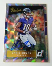 2016 Donruss Chris Moore signed Baltimore Ravens The Rookies 674/999 - £1.96 GBP