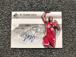 Lebron James SP UD Autograph Basketball Rookie Card. Reprint Gem Mint Co... - $3.00