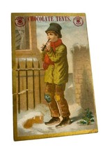 Chocolate Tents Victorian Trading Card Advertisement Superior Confection... - $12.00