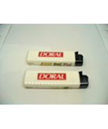 2 Doral Vintage  Disposable  1990&#39;s Tobaccoville Promo Lighters - $13.49 CAD