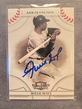 Willie Mays Hand Signed Baseball Rookie Card Autograph San Francisco Gia... - $45.00