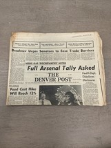 June 20 1973 Denver Post Newspaper Nixon Brezhnev Meet At Camp David - €17,49 EUR