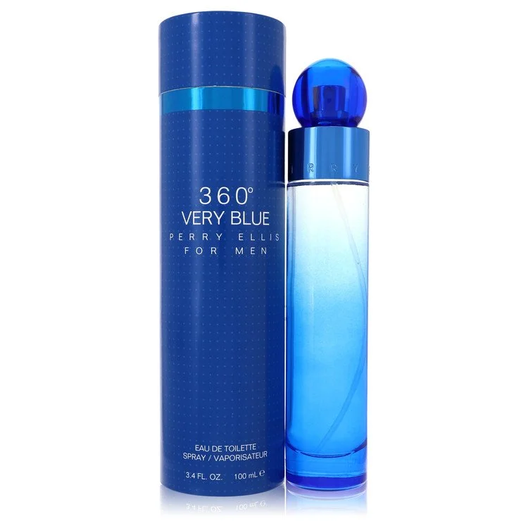 Perry Ellis 360 Very Blue by Perry Ellis Eau De Toilette Spray 3.4 oz fo... - $21.98