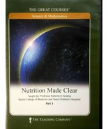 THE Great Courses: Nutrition Made Clear [2009, 2-DVD SET] PART 3 ONLY - ... - £5.48 GBP