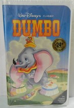 Dumbo Walt Disney 1998 Vhs Classic Black Diamond Clamshell Case - £39.86 GBP