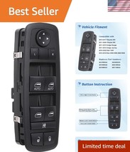 Plug-in Power Window Switch for 11-20 Dodge Charger, Chrysler 300, Easy ... - $40.50