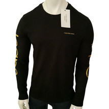 Nwt Calvin Klein Msrp $64.99 Men&#39;s Black Crew Neck Long Sleeve T-SHIRT Size S Xl - £23.72 GBP