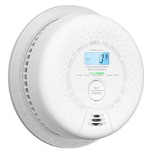 X-Sense Smoke Detector Carbon Monoxide Detector Combo, 10-Year, Single Pack - $44.95