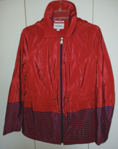 Charter Club Ladies Red Water Resistant Hooded JACKET-S-WORN Once - £15.37 GBP