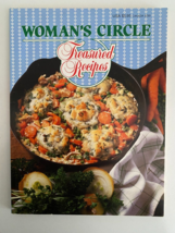 Vintage 1996 Woman’s Circle Treasured Recipes Soft Cover Cookbook - £10.11 GBP
