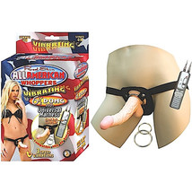 All American Whoppers 6.5in. Vibrating Dong with Universal Harness - £63.07 GBP