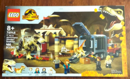 LEGO Jurassic World: T. rex &amp; Atrociraptor Dinosaur Breakout 76948 new park - £141.51 GBP