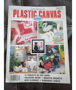 Feb 1991 Leisure Arts Plastic Canvas Corner Magazine 27 Projects Vintage... - $14.24