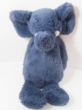 JELLYCAT plush bashful blue elephant Medium USED - £7.11 GBP