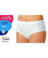 Underwear Midi Women&#39;s Cotton Elastic Stretch ICotton DS101 - $56.11 MXN