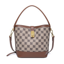 Crossbody bag for women classic purse check vintage tote bag bucket bag fashion - £36.69 GBP