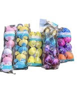 6 pack Mixed Colors of plastic Easter Eggs Misc. kind see pics for more ... - £10.06 GBP