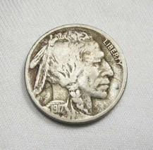1917-D Buffalo Nickel Coin AL280 - £34.81 GBP