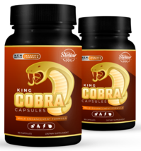 2 Pack King Cobra Capsules for Men-New Improved Forumla-90 Capsules x2 - £47.06 GBP