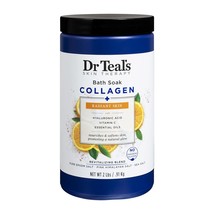 Dr Teal&#39;s Skin Therapy Epsom Salt Bath Soak Collagen + Radiant Skin with... - £34.36 GBP