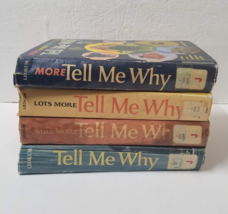 Tell Me Why Set of 4 Answers To Questions Kids Ask Lots More Factoid Vintage Lot - £11.20 GBP