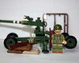 Minifigure Custom Toy US American Anti-Aircraft WW2 Army set with - $15.70