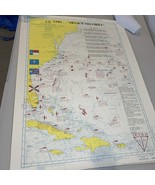 Vintage 1970s Devil’s Triangle Bermuda Triangle Nautical Map Chart UFO S... - $126.16 CAD