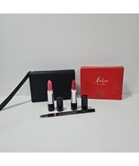 ELIZABETH ARDEN 4 Piece Party Ready Lips 2 Lipsticks/Lip Liner Set &amp; Bla... - €23,34 EUR