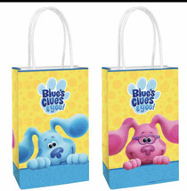 Blue&#39;s Clues And You Kraft Paper Favor Bags (8) ~ 1st Birthday Treat Loot Goody - £11.59 GBP