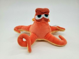 Bandai Finding Dory HANK the Octopus Orange Squid Disney Nemo 7&quot; Plush Toy B61 - £9.36 GBP