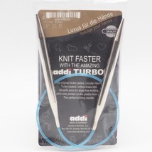 addi Knitting Needle Turbo Circular Skacel Exclusive Blue Cord 24 inch US 15 - £15.49 GBP