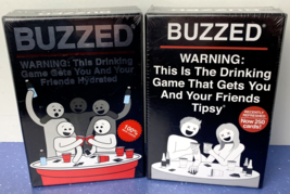 Lot of 2 - BUZZED Drinking Adult Card Party Game 2022 2023 Editions NEW SEALED - £23.73 GBP