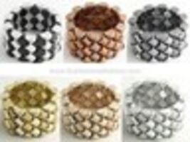 1 Piece POLYCAST STRAND STRETCH BRACELET WRISTBAND 6 COLORS - $3.99