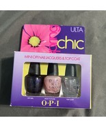 OPI Mini Spring Chic Nail Polish Set of 3 OPI Ink Rosy Future Top Coat N... - $8.25