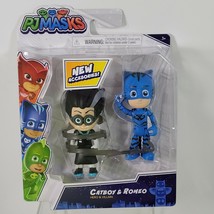 Cat Boy and Romeo Hero Villain PJ Masks Action Figures Just Play Brand New - £12.12 GBP