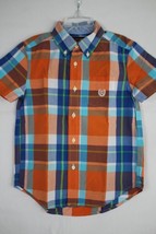 CHAPS Boy&#39;s Short Sleeve Easy Care Button Down Shirt size 6 - £10.07 GBP