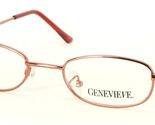 NEW Genevieve Irina S. Satin Burgundy EYEGLASSES GLASSES METAL FRAME 43-... - $9.90