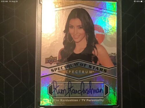 2009 Upper Deck Spectrum Of Stars Kim Kardashian SP RC Auto Autograph!!! - $1,667.00