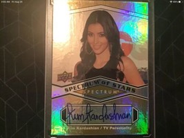 2009 Upper Deck Spectrum Of Stars Kim Kardashian SP RC Auto Autograph!!! - £1,313.03 GBP