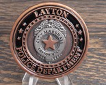 Layton City Police Department Utah Centennial City Marshal Challenge Coi... - £23.99 GBP