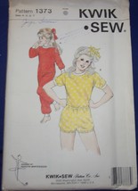 Kwik Sew Girls’ Pajamas Size 4-5-6-7 #1373 Uncut - $4.99