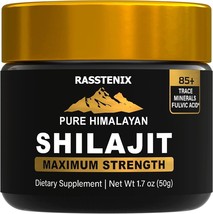 Pure Organic Himalayan Shilajit Resin - High Potency &amp; Absorption - £14.68 GBP