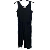 Everlane The Luxe Cotton Jumpsuit Black Size Medium New - £44.82 GBP