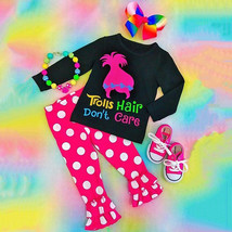 US Stock Kids Baby Girls Outfits Clothes Cartoon T-shirt Top +Pants Legg... - $16.99