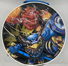 Skylanders Insulated Lunch Box Thermos Round Back Blue Skylanders Characters - £9.55 GBP